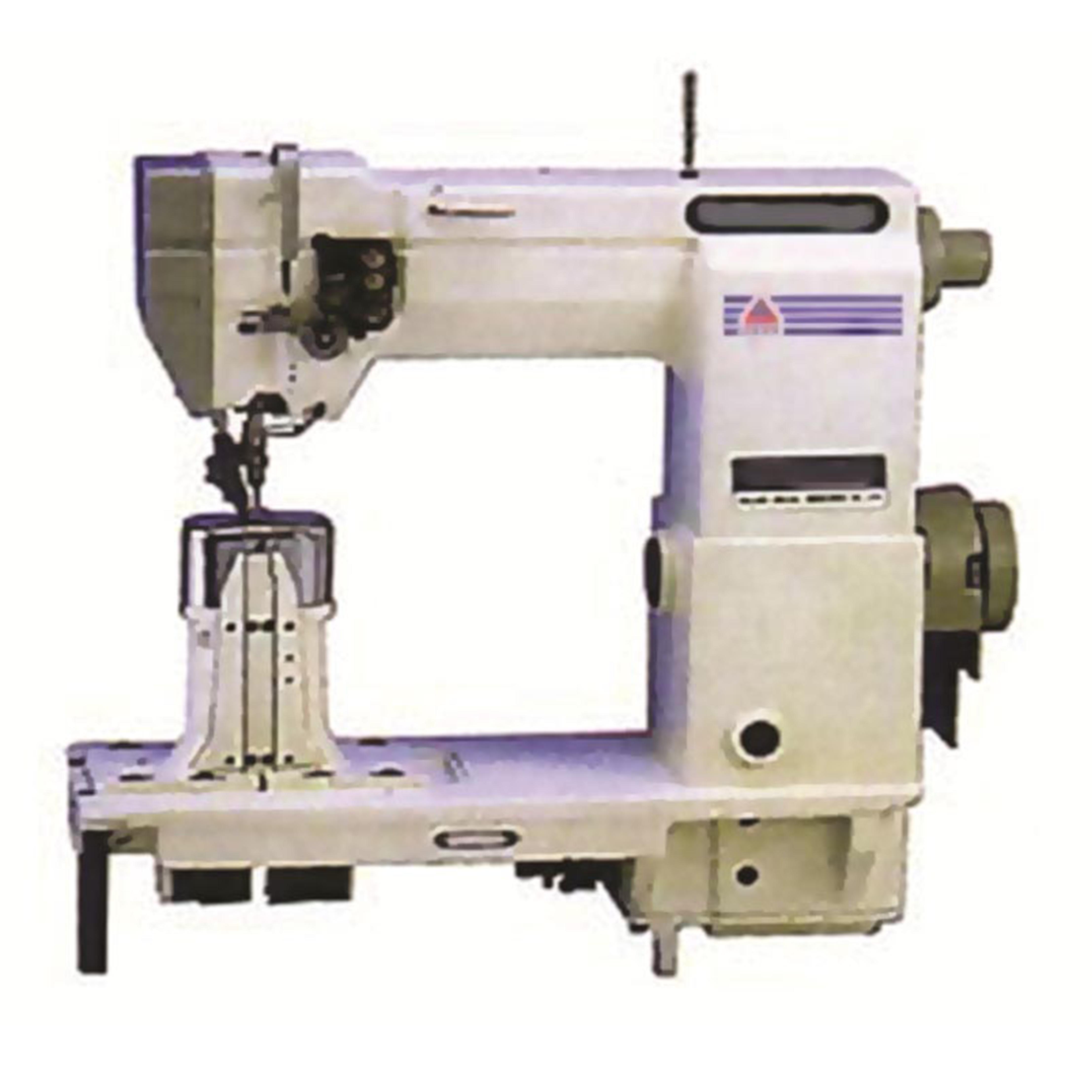 High Post Single Needle with Roller Feed Sewing Machine